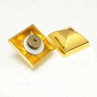 China Zinc Alloy Handbag Accessories Metal Screw Rivet Bag Stud For Handbag Button for sale