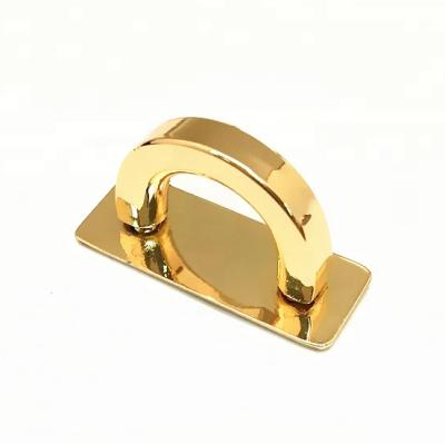 China Fitting Accessories Zinc Alloy Metal Handbag Handle For Purse Clasp Handle for sale