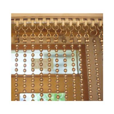 China CLASSIC Decorative Metal Beaded Door Curtain for Screen and Room Dividers for sale