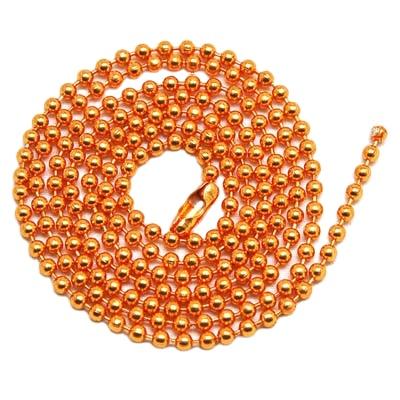 China 2021 New Style Unisex CLASSIC Customized 8mm Metal Ball Chain for sale