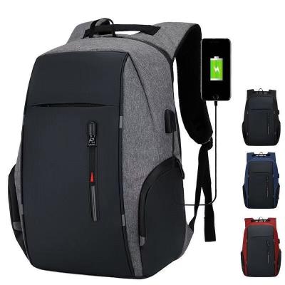 China With USB Laptop Backpack Travel Waterproof Backpacks With USB Port Computer Charging Backpack for sale