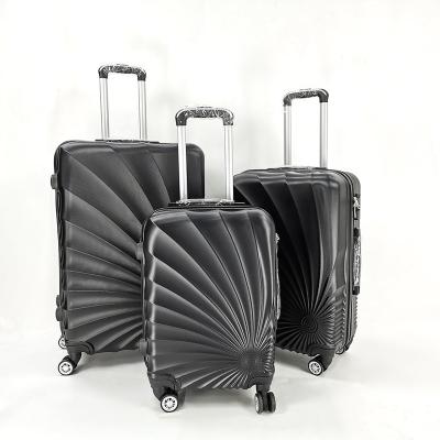 China PopularFashionable/Unisex/Moderm ABS Airplane PC Handheld Travel 3 Piece Trolley Suitcase Luggage Set for sale