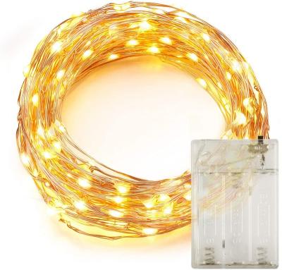 China Always Bright with Flash Mini Copper Wire LED Battery Operated Fairy Lights String Lights for Bedroom Patio Garden Christmas Wedding Party DIY Table Home for sale