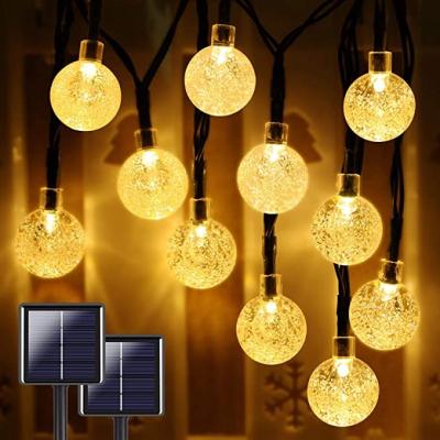 China String Light 30 LED Crystal Globe Solar String Lights, Super Bright and Solar Outdoor Solar Globe Lights Waterproof Lights for Garden Tree Pati for sale