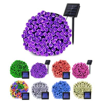 China Copper Wire Light For Christmas 8 Modes Solar Lamp Waterproof For Gardens Fairy Garland Wedding Party Christmas Tree Homes Outdoors Solar String Light for sale