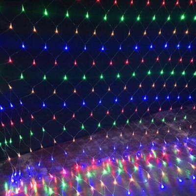 China LED Net Light Net Lamp Mesh Lights Fairy String Curtain Christmas Party Wedding Christmas Decor for sale