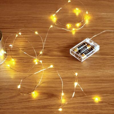 China / Battery Operated Led Fairy Lights, Sanniu 1 Pack Mini Battery Powered Copper Wire String Starry Lights for Christmas, Bedroom, Wedding for sale