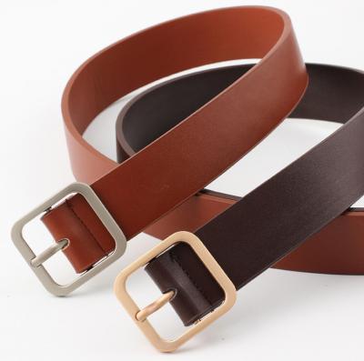 China OEM Factory Fashion Comfortable Wholesale Casual Belt Women PU Leather Belts for sale