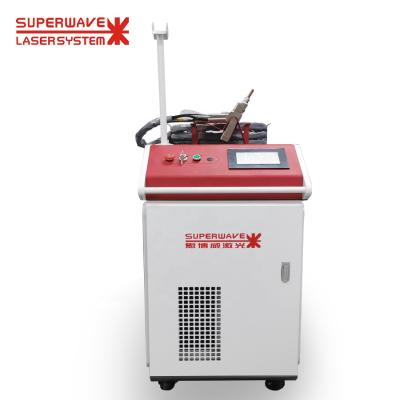 China Aluminum Handheld Metal Stainless Steel CW Fiber Laser Welding Machine 1000W For Steel Carban Stainless Steel Laser Welder for sale