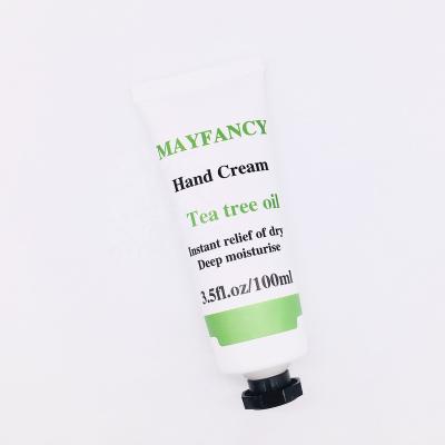 China Whitening Factory Wholesale MAYFANCY Moisturizing Hydration Scent Tea Tree Oil Hand Cream for sale