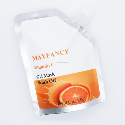 China Factory Wholesale MAYFANCY Vitamin C Moisturizer Exfoliating Gel Hydrating Brightening Face Mask for sale