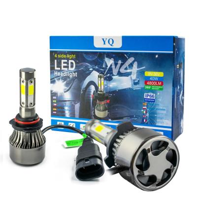 China Hot Sale X7 9005 Automotive Led Headlight 9006 COB Chip LED Headlight Car Fog Light 8000 Lumen LED Auto Headlight for sale