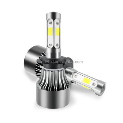 China Aluminum X7 led headlight bulb h7 h11 9006 4 sides led auto led headlight for auto for sale