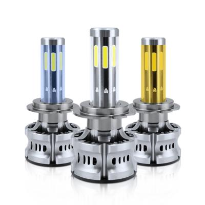 China Automobile lamp LED 8 h7 car side headlight bulbs 3000k 6000k 8000k 6000LM COB led headlights led lights for M8 car auto styling for sale