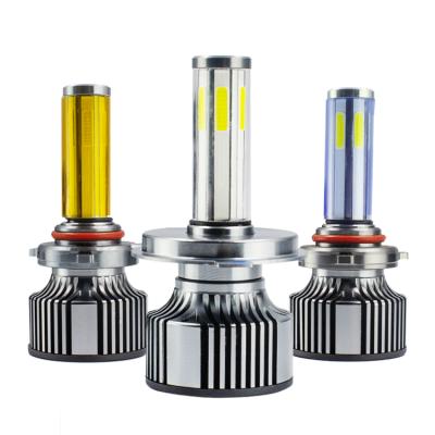 China Automotive Industry Hot Selling 6side H1 H4 H7 H11Hight Light 4000LM 6000K 360 Led Motorcycle H4 Car Led Headlights For SUV for sale