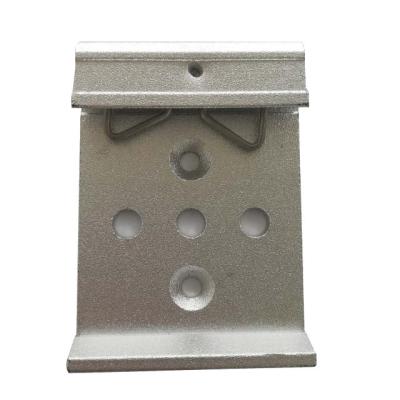 China Customized Sealed Aluminum Alloy 35mm DIN Rail Clip For Solid State Relay for sale