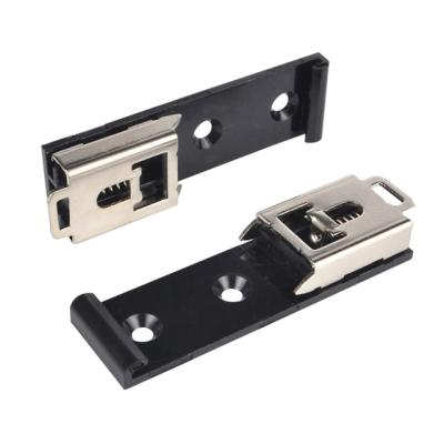 China Solid State Relay DIN Plastic And Metal 35mm Rail Fixed Brackets Mounting Clip To 35 DIN Rail Directly for sale