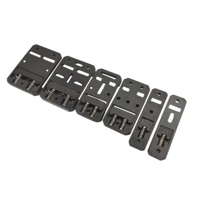 China Universal Sealed DIN Rail Holder Clips 20mm, 35mm, 48mm Wide Spring Type Din-rail Clip Kit for sale