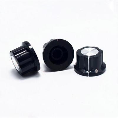 China Plastic Bakelite A01 6mm Diameter Shaft Black Bakelite Potentiometer Knob For WH118 WX050 for sale