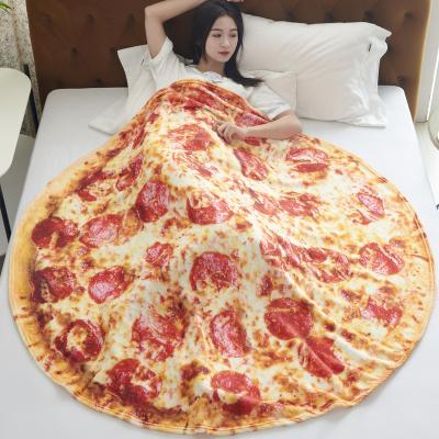 China Anti-Static Waffle Taco Blanket Burrito Pizza Tortilla Blanket for sale