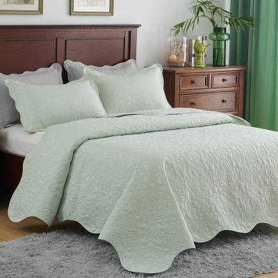 China Wholesale Luxury Bedding Bedspread Jacquard Bed Spread Set Running Ultrasonic Comforter Bedspread for sale