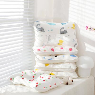 China 2021 Safe Cotton Silk Fabric Anti-static Healthy Newborn Baby Pillow for sale