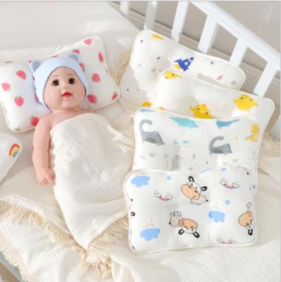 China Korean Style Anti-static Luxury Health Cartoon Ergonomic Baby Pillow for sale