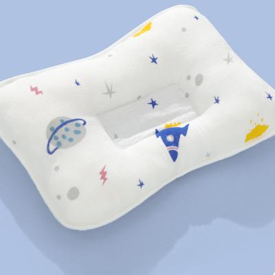 China Multi-Use 3D Air Mesh Bamboo Fiber Newborn Baby Anti-Static Memory Foam Pillow for sale