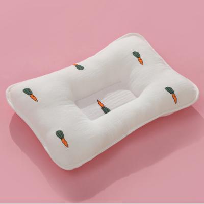 China Anti-Static Soft Cotton Fabric Baby Head Shaping Bed Sleeping Pillow for sale