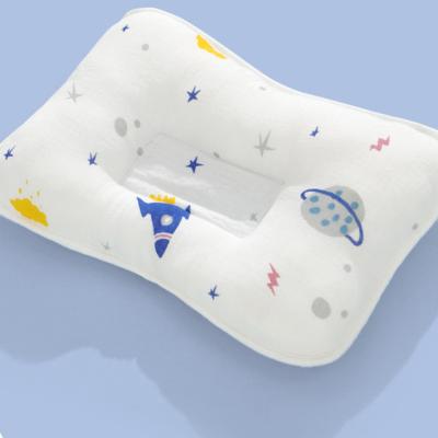 China Manufacturer Anti-Static Washable Baby Head Shaping Flat Head Pillow 0-3 Baby Sleep Pillow for sale