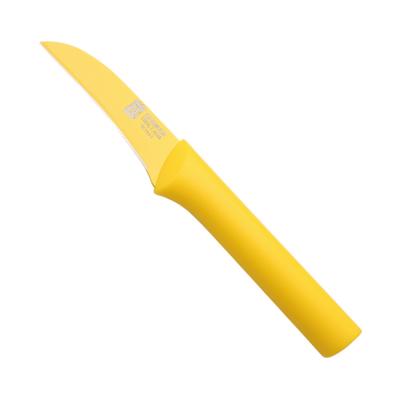 China Disposable Stainless Steel Kitchen Fruit Peeling Knife With Plastic Handle for sale