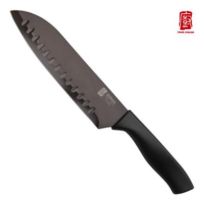 China Disposable Sashimi Knives 3cr13 Stainless Steel PP Handle Sushi Santoku Slicing Fish Knife for sale