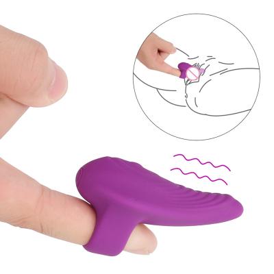 China Vibrating Vibration Finger Shaped Ring Mini Sex Toys Clitoris Vibrator For Couples Women for sale