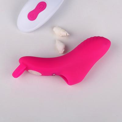 China 9 Modes Vibration 2022 New Design Women Sex Toys G Spot Finger Sleeve Vibrator With Remote Control for sale