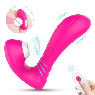 China 2*9 Vibration Mode S146-2 Remote Wireless Women Adult Sex Toys G Spot Cat Vagina Nipple Clitoris Sucker Sucking Vibrator for sale