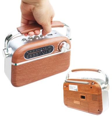 China Factory Direct Selling PORTABLE Portable Analog Radio Am FM Switch Band USB TF Music Game BT Speaker Wireless Radio for sale