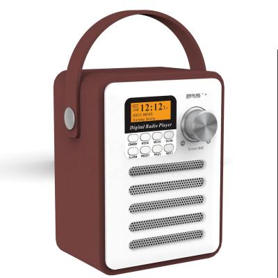 China DAB DAB+FM PORTABLE DAB Radio AM Fm Rechargable Shortwave Radio Portable DAB Receiver Retro for sale