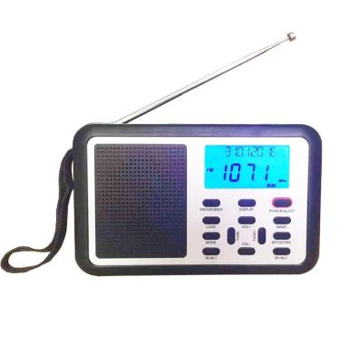 China Wholesale Price AM FM Switch LW LCD Display PORTABLE Radio With RDS Stopwatch for sale