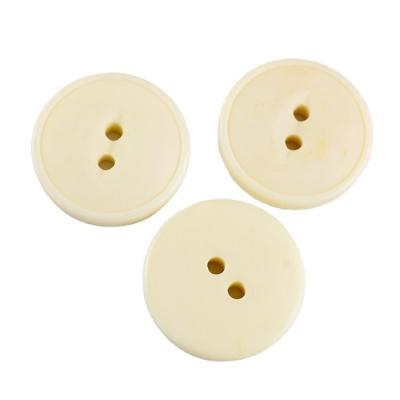 China High Quality Washable Natural Beef Bone 2 Holes Fish Eyes White Button Covers For Fashion Shirt for sale