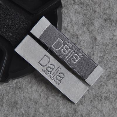 China Viable Custom Tape Woven Edge Satin Clothing Labels Price Tags Label for sale