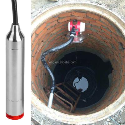 China Depth or level gauge in wel groundwater level gauge 200m H2O ventend /Non-vented water level sensors for deep well pumps for sale