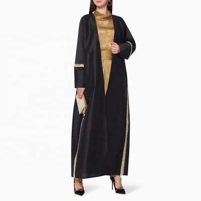 China Ladies Casual Modern Fashion In Soft Chiffon Gamis Muslim Dress Used Abaya Dubai For Malaysia Baju Kebaya for sale