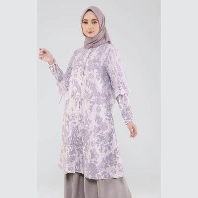 China Islamic Casual Tunic Design Muslim Ladies Tops Wholesale Arab Elegant Islamic Clothing Fashion Abaya Dubai Islamic Casual Tunic Online for sale