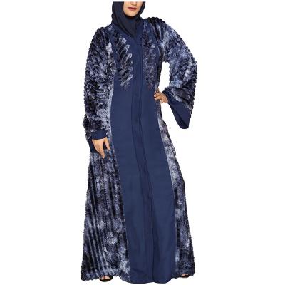 China New Soft Crepe Dubai Abaya Collection Dubai Istanbul Abaya Muslim Islamic Muslim Dress for sale