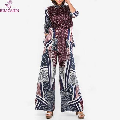 China Polyester 2020 Newest High Waisted Wid Muslim Leg Pants Casual Loose Pants Best Selling Long Skirt Pants Women Online Wholesale 1pcs/bag for sale