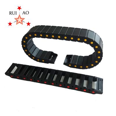 China The RUIAO Verified Wear Resistance Flexible Cable Tray Carrier Drag Chain Metal Connector Drag Anchor Chain for sale