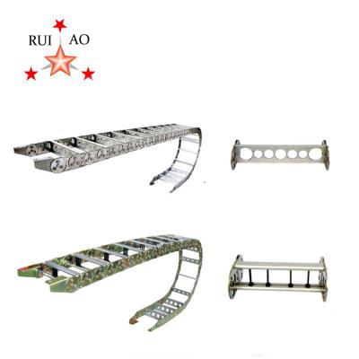 China Large Load CNC Machine Tool TL180 Steel Weight Steel Cable Drag Chain Flexible Wire Tray Tow Cable Chain for sale