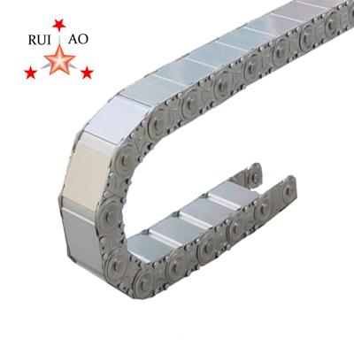 China Protective Cable RUIAO TLG Enclosed Cable Steel Anchor Chain Tracks Tow Cable Chain for sale