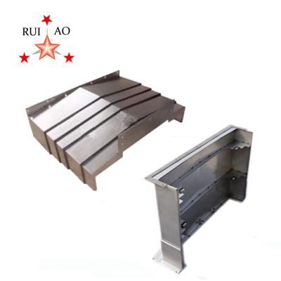 China Steel Telescopic CNC Machine Stainless Steel Machine Cover Protective Guard Cover For Machining Center for sale