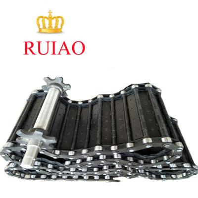 China Fire Resistant Steel Chip Conveyor Hinged Belting Hinge Conveyor Belt Chip Conveyor Chain for sale